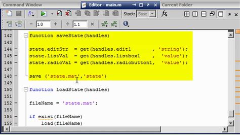 You can load or save parts of variables. . Matlab save